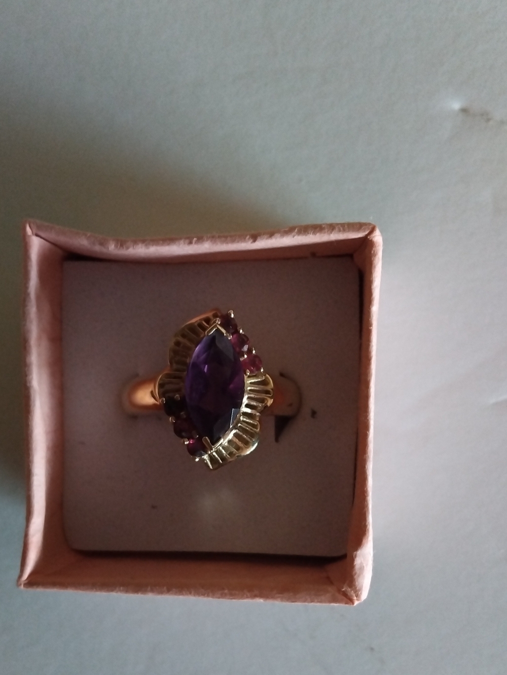 Amethyst/ Ruby Ring